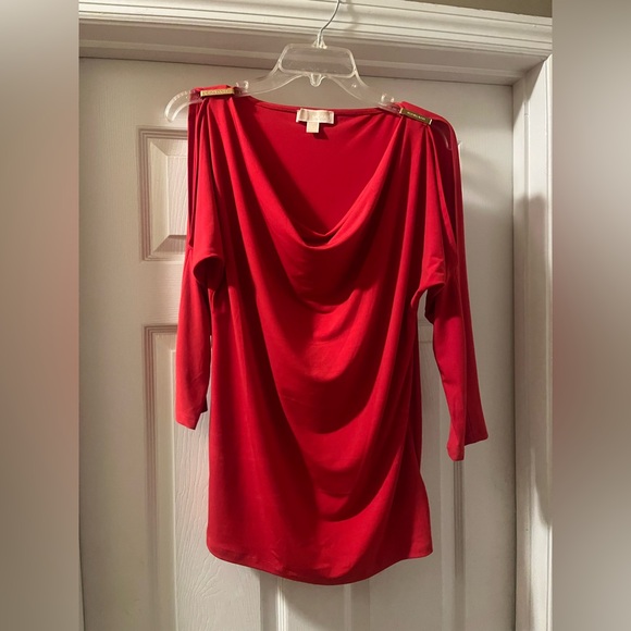 Michael Kors Vibrant Red Top - Picture 1 of 7
